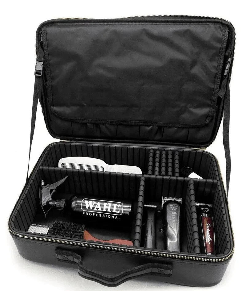 Wahl Barber Tools Carry Case - Black and Gold